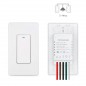 Tuya Interruptor pulsador WiFi inteligente de 3 vías US 100-120V Tuya Interruptor pulsador WiFi inteligente de 3 vías US 100-120V