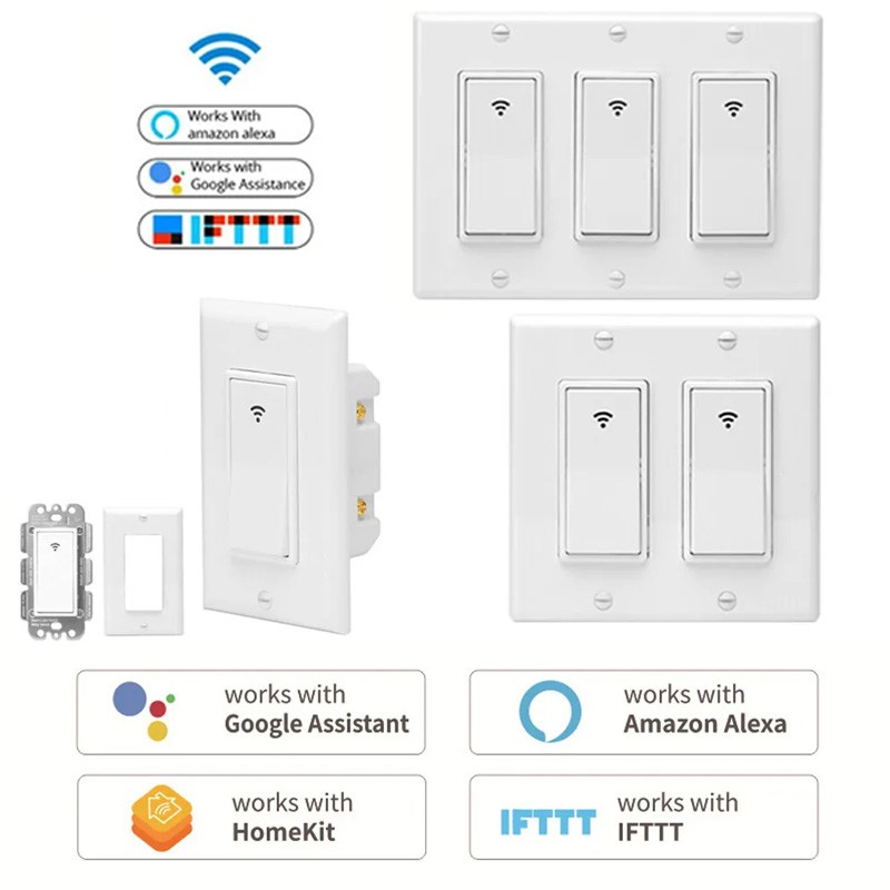 Interruptor pulsador Tuya: control inteligente de WiFi y Bluetooth