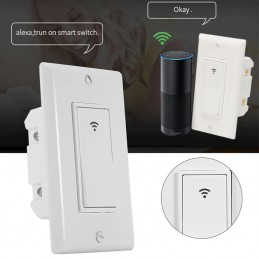 Commutateur poussoir Tuya : contrôle intelligent WiFi et Bluetooth