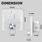 Termostato Smart WiFi Beca BHT-009GALW Termostato Smart WiFi Beca BHT-009GALW