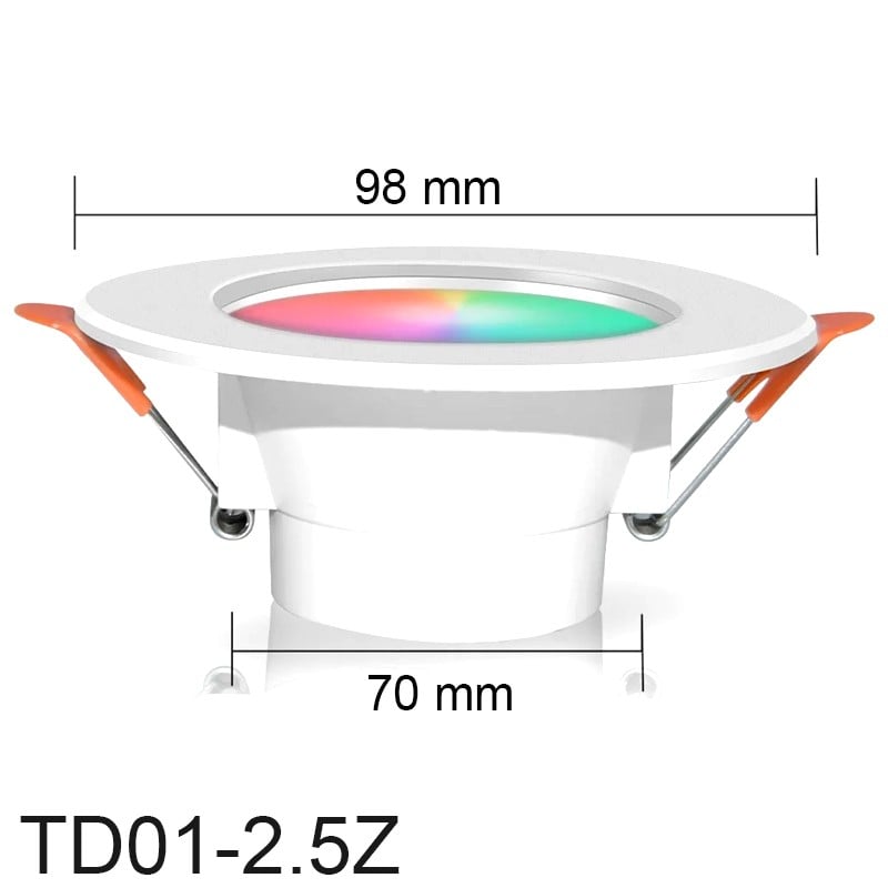 Foco LED Empotrable Tuya Smart ZigBee RGBCW