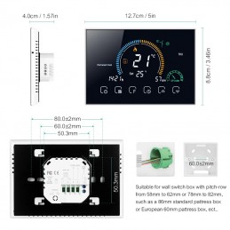 Beca BHT-8000GBLW WiFi Thermostat Elektrische Heizungssteuerung