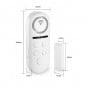 Tuya Smart WIFI Sensor de puerta y ventana con sirena y contraseña Tuya Smart WIFI Sensor de puerta y ventana con sirena y contraseña