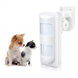 Tuya Rilevatore di Movimento Doppio Wireless IP65 con Pet Immunity