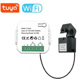 Medidor De Energía Tuya Medidor Eléctrico Wifi Medidor Eléctrico Monofásico  Inteligente Consumo De Energía Multifuncional Medidor Kwh Wattmeter Soporte  Alexa Para Control De Voz En El Hogar seitruly EL006320-00