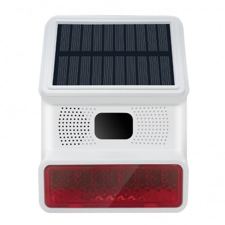 Tuya Multifunktions-Smart-WLAN-Alarmsirene mit Solarpanel