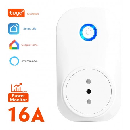 Tuya 16A Smart WiFi-stopcontact met verbruiksmonitoring