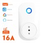 Toma WiFi inteligente Tuya 16A con monitorización de consumo