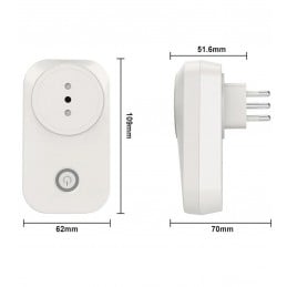 Tuya Smart WiFi-aansluiting: APP-bediening, stem- en energiemonitoring