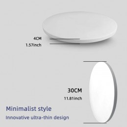 Plafonnier LED intelligent Tuya 24W - Éclairage intelligent et polyvalent