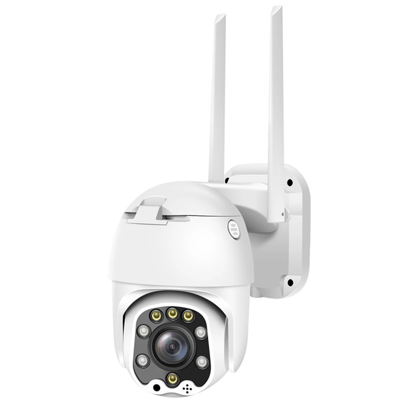 Feriany V380 Telecamera Wi-Fi 1080P Per Casa – Visione Notturna IR, Rilevamento Movimento, Audio Bidirezionale E Slot TF