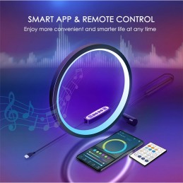 Tuya Lampada Smart a Led a 360° RGBIC: Design Moderno Controllo Remoto