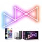 Kit d'applique murale LED Tuya Smart WiFi RGBIC Kit d'applique murale LED Tuya Smart WiFi RGBIC