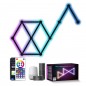 Tuya Smart WiFi RGBIC LED-wandlampset