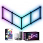 Kit de lámpara de pared LED Tuya Smart WiFi RGBIC Kit de lámpara de pared LED Tuya Smart WiFi RGBIC