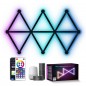Kit de lámpara de pared LED Tuya Smart WiFi RGBIC Kit de lámpara de pared LED Tuya Smart WiFi RGBIC