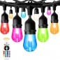 Tuya S14 Smart WiFi RGBIC Outdoor Light Bulb Chain 15 Meters Tuya S14 Smart WiFi RGBIC Outdoor Light Bulb Chain 15 Meters