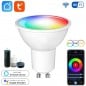 Tuya Faretto LED GU10 Smart WiFi e Bluetooth RGB+CCT 5W Tuya Faretto LED GU10 Smart WiFi e Bluetooth RGB+CCT 5W