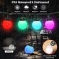Tuya Chain of G50 Smart WiFi RGBIC Outdoor Light Bulbs 8 Meters Tuya Chain of G50 Smart WiFi RGBIC Outdoor Light Bulbs 8 Meters
