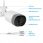 Tuya High Resolution Waterproof Smart WiFi Camera