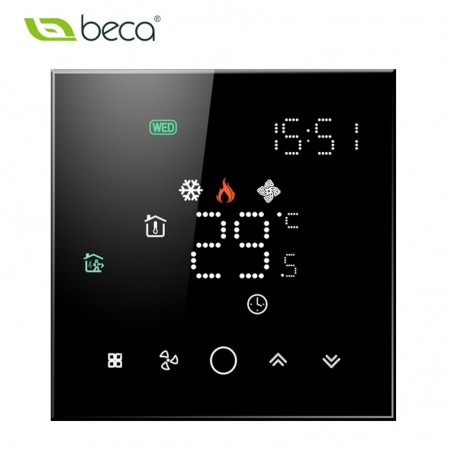 Termostato Inteligente ZigBee Fan Coil BAC-003ELZB Beca