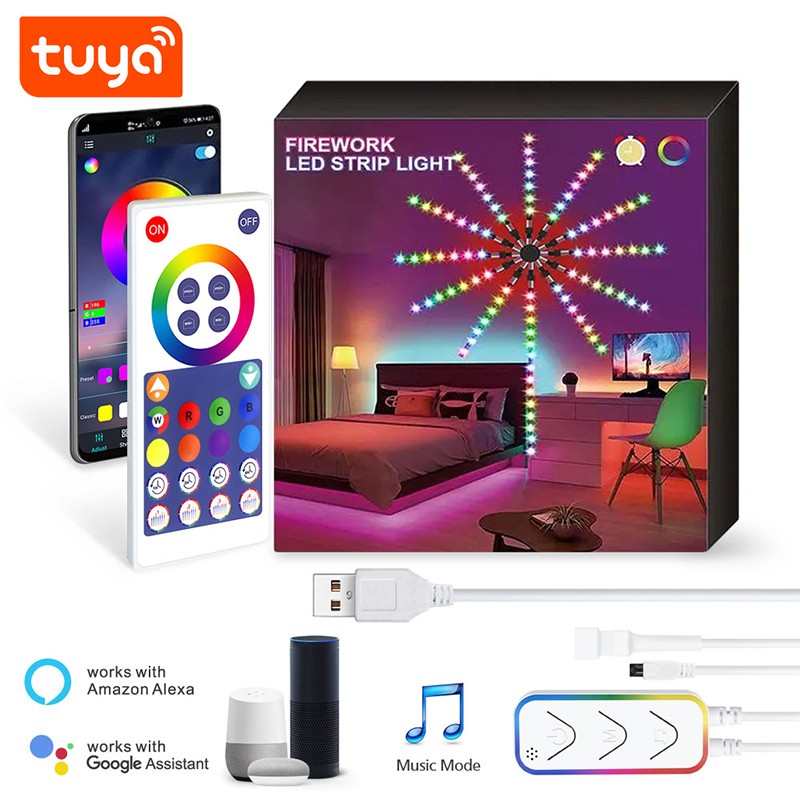 10€74 sur Ruban LED 20M Bande LED RGB Multicolores avec