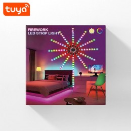 Bande de feux d'artifice LED Tuya Smart WiFi avec commande vocale