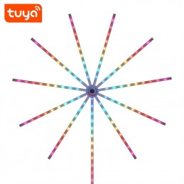 Feux d'artifice intelligents WiFi RGBIC Tuya 120 LED