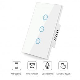 Commutateur de rideau intelligent Tuya Zigbee : télécommande, voix