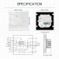 Beca BHT-006GAZB Thermostat intelligent ZigBee Beca BHT-006GAZB Thermostat intelligent ZigBee