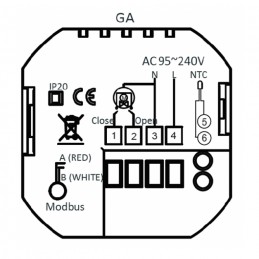 Beca BHT-006GAZB Thermostat intelligent pour chauffage au sol