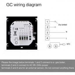Termostato per Caldaia a Gas con Termosifoni Beca Smart ZigBee BHT-003