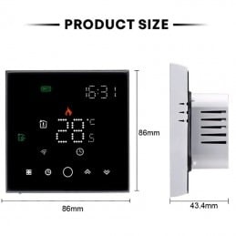 Termostato per Caldaia a Gas con Termosifoni Beca Smart ZigBee BHT-003