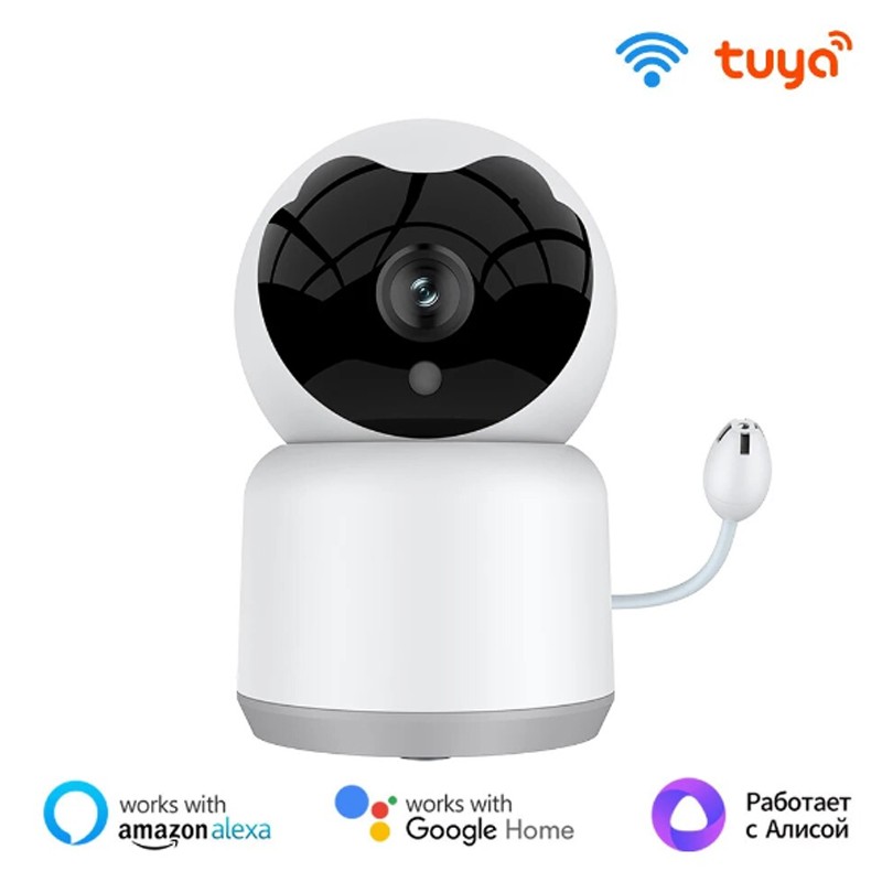 camera wifi 360° sans fil pour bébé, maison, magasin + carte