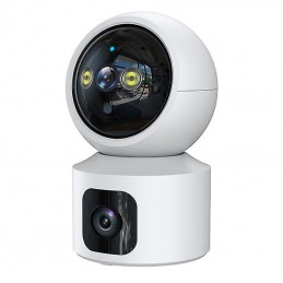 Tuya Beveiligingscamera met dubbele lens 4 MP Smart WiFi