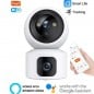 Caméra de sécurité Tuya avec double objectif 4 MP Smart WiFi Caméra de sécurité Tuya avec double objectif 4 MP Smart WiFi