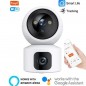 Tuya-Überwachungskamera mit Dual-Objektiv, 4 MP, Smart WiFi Tuya-Überwachungskamera mit Dual-Objektiv, 4 MP, Smart WiFi