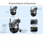Tuya Smart WiFi PTZ Dual Lens Security Camera Tuya Smart WiFi PTZ Dual Lens Security Camera