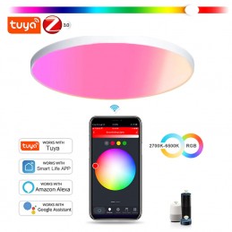 Plafón Tuya 24W Smart Zigbee - Iluminación inteligente para el hogar