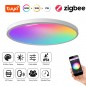 Luz de techo LED Tuya 24W Smart Zigbee RGBCW ultrafina Luz de techo LED Tuya 24W Smart Zigbee RGBCW ultrafina