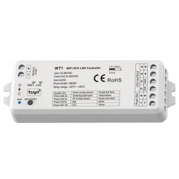 Tuya 2-Kanal-Controller für Mono- und CCT-Smart-WLAN- und RF-LED-Streifen