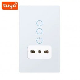 Tuya Interruttore Touch Smart WiFi con Presa Italiana