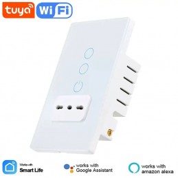 Tuya Smart WiFi Wandlichtschalter mit italienischer Steckdose