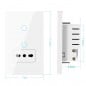 Tuya Touch Smart WiFi Switch con enchufe italiano Tuya Touch Smart WiFi Switch con enchufe italiano