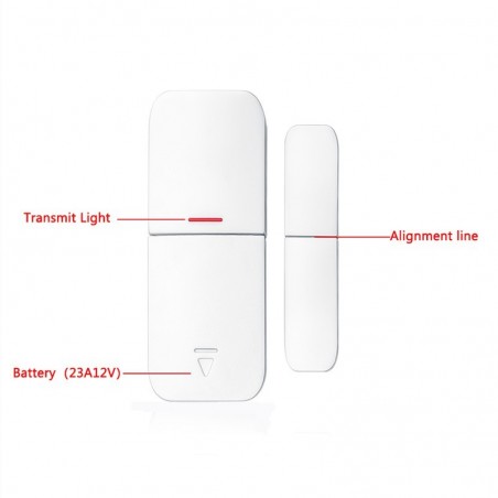 Tuya Drahtloser magnetischer Türsensor mit integrierter Antenne