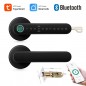Serrure intelligente Bluetooth Tuya 4-en-1 avec empreinte digitale Serrure intelligente Bluetooth Tuya 4-en-1 avec empreinte digitale