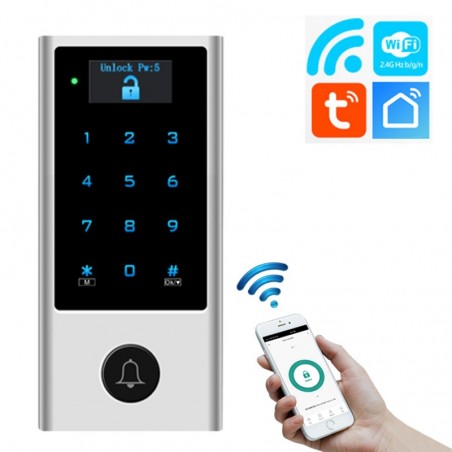 Tuya-Zugangskontrolle mit wasserdichtem Smart-WiFi-Display