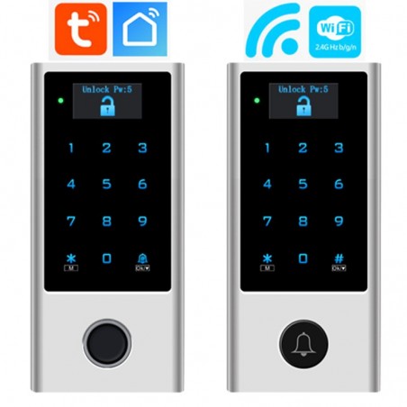 Controllo Accessi Tuya HDF con Impronta e RFID per un Accesso Sicuro