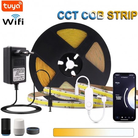 Tuya Kit Strip LED COB ad Alta Densità Smart WiFi
