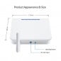 Repetidor de señal inalámbrico Tuya RF433 con adaptador Repetidor de señal inalámbrico Tuya RF433 con adaptador